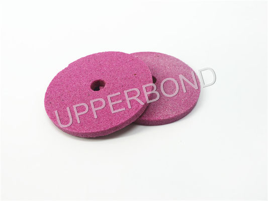 Circular Pink Color Stone Grinding Wheel For Tobacco Maker