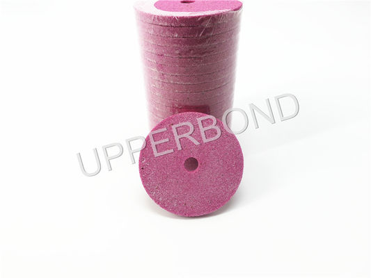 Circular Pink Color Stone Grinding Wheel For Tobacco Maker