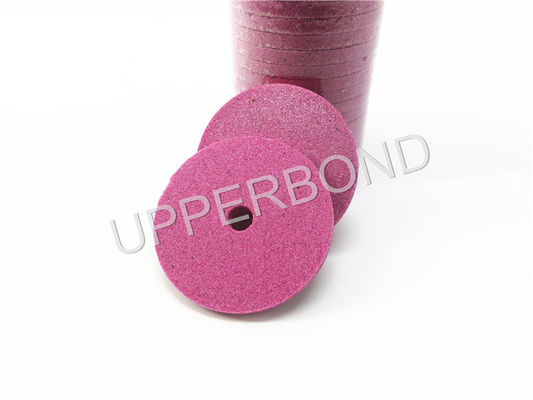Circular Pink Color Stone Grinding Wheel For Tobacco Maker